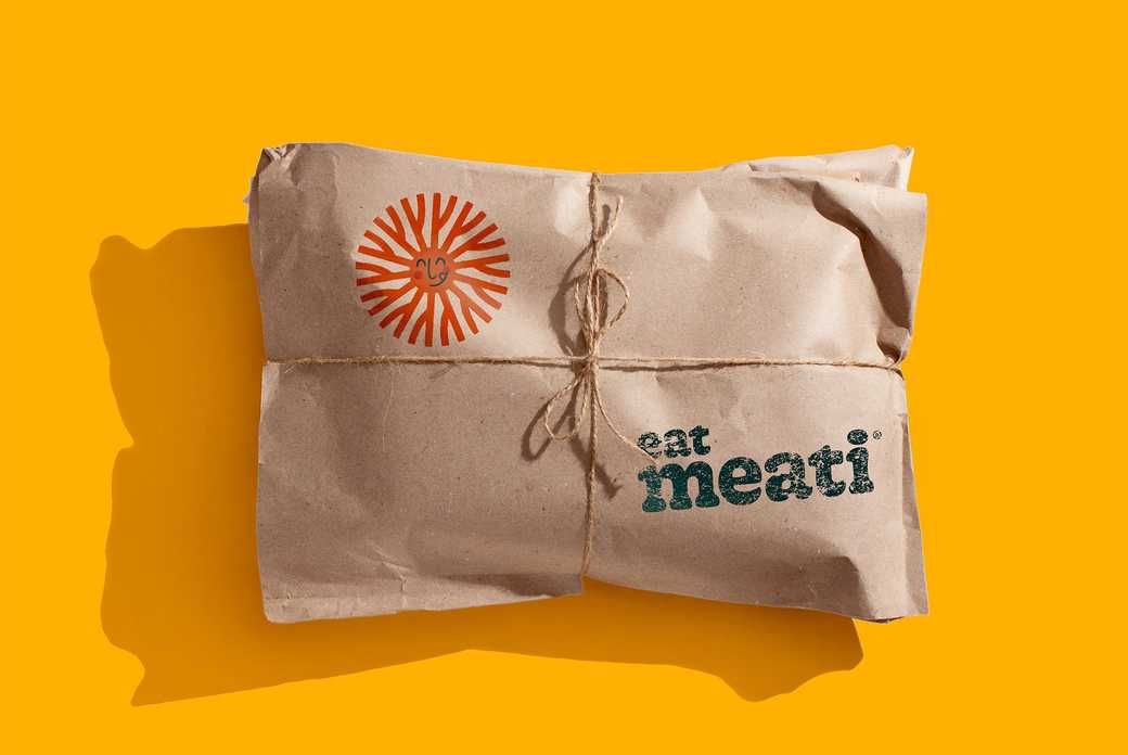 Meati innovation in brown kraft packaging