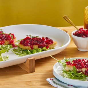 Meati™ Pan Seared Classic Cutlet with Cranberry Ginger Relish recipe