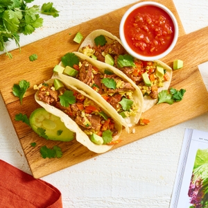 Meati™ Carne Asada Breakfast Tacos recipe